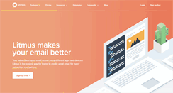 Desktop Screenshot of litmus.com