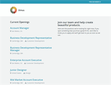 Tablet Screenshot of jobs.litmus.com