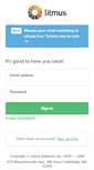 Mobile Screenshot of pltesting.litmus.com