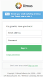 Mobile Screenshot of emails.litmus.com